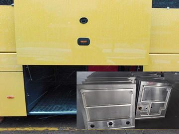 Porta de alumínio/de aço da bagagem do ônibus do painel, mecanismo da porta do manual/ônibus de Pneuamtic